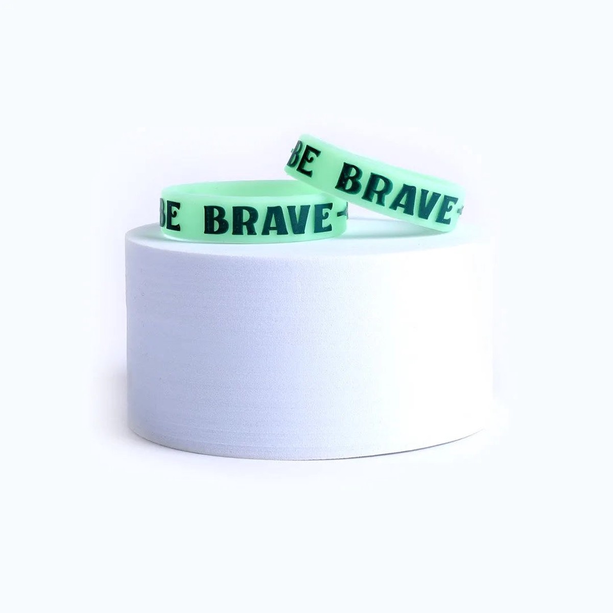 Power Band Be Brave Small 1/2-Inch Bracelets - Pack of 12