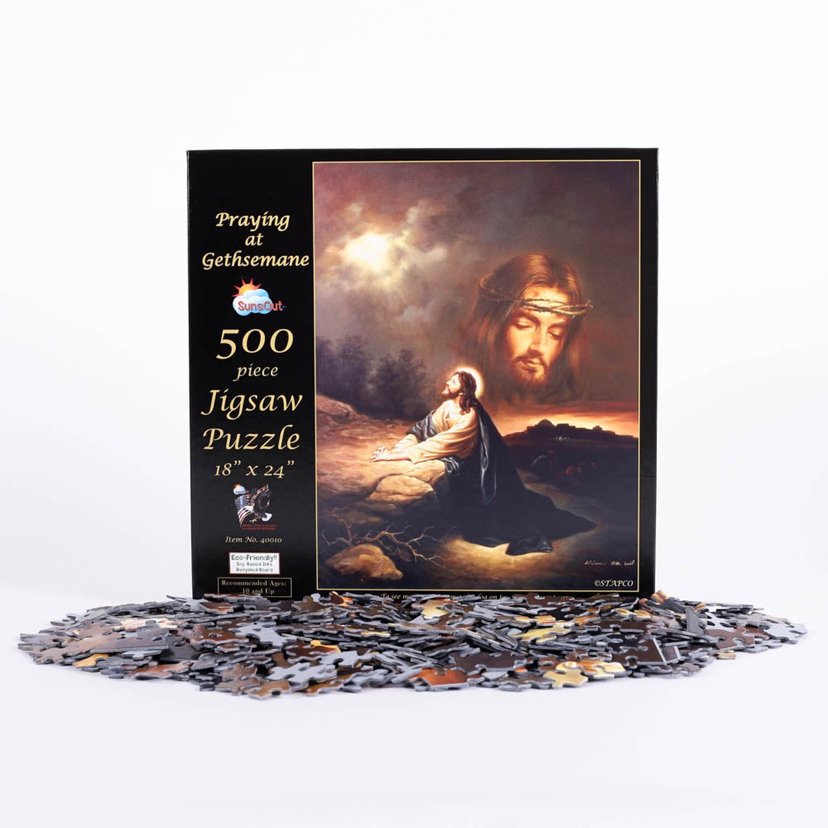 Praying at Gethsemane Jigsaw Puzzle - 500 Pieces