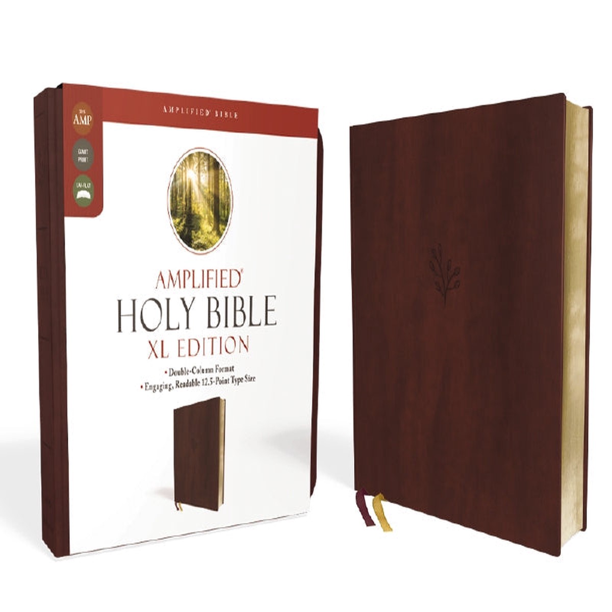 Amplified Holy Bible, XL Edition Leathersoft, Burgundy