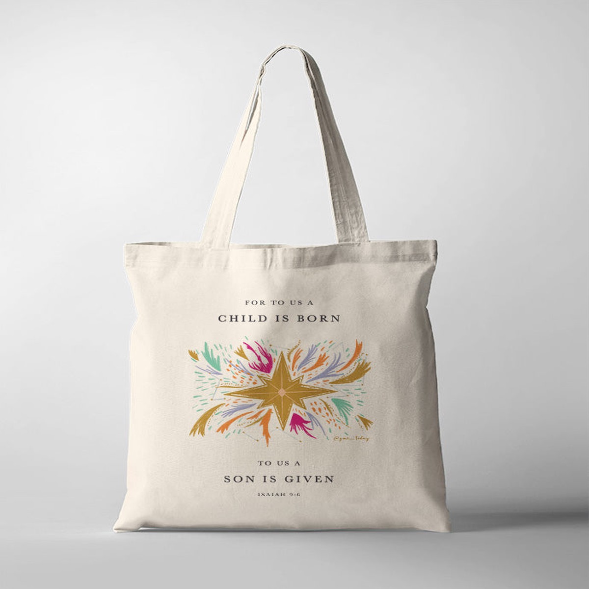 A Child is Born {Tote Bag}