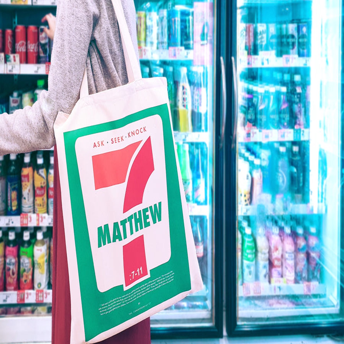 7-11 Matthew 7 - ASK {Tote Bag}