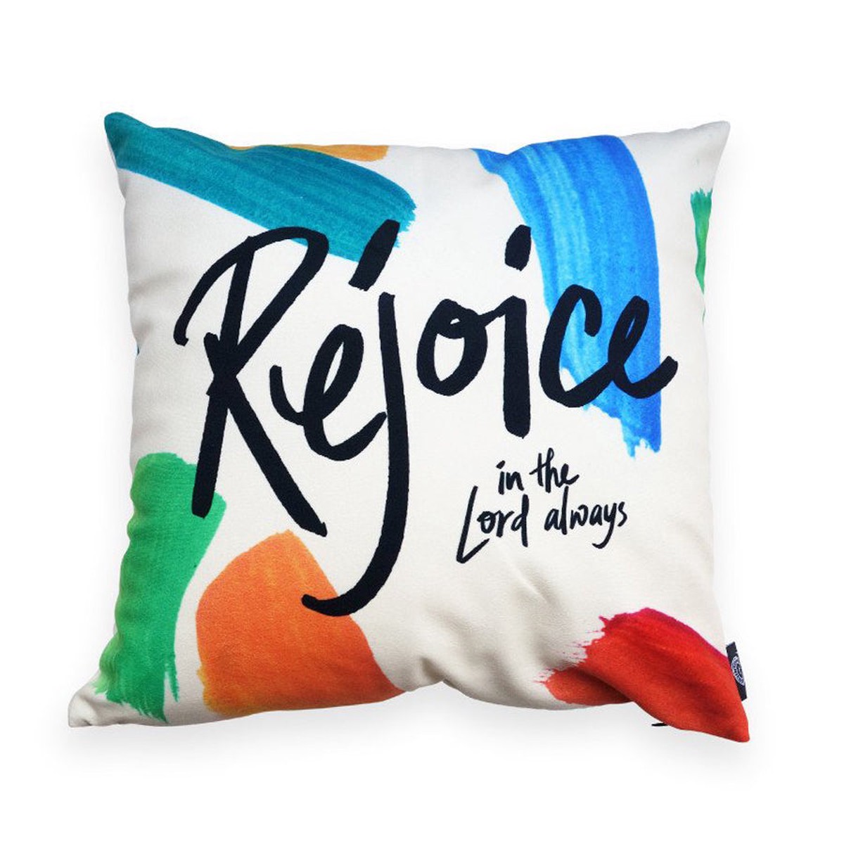 Brush - Rejoice in the Lord Always {Cushion Cover}