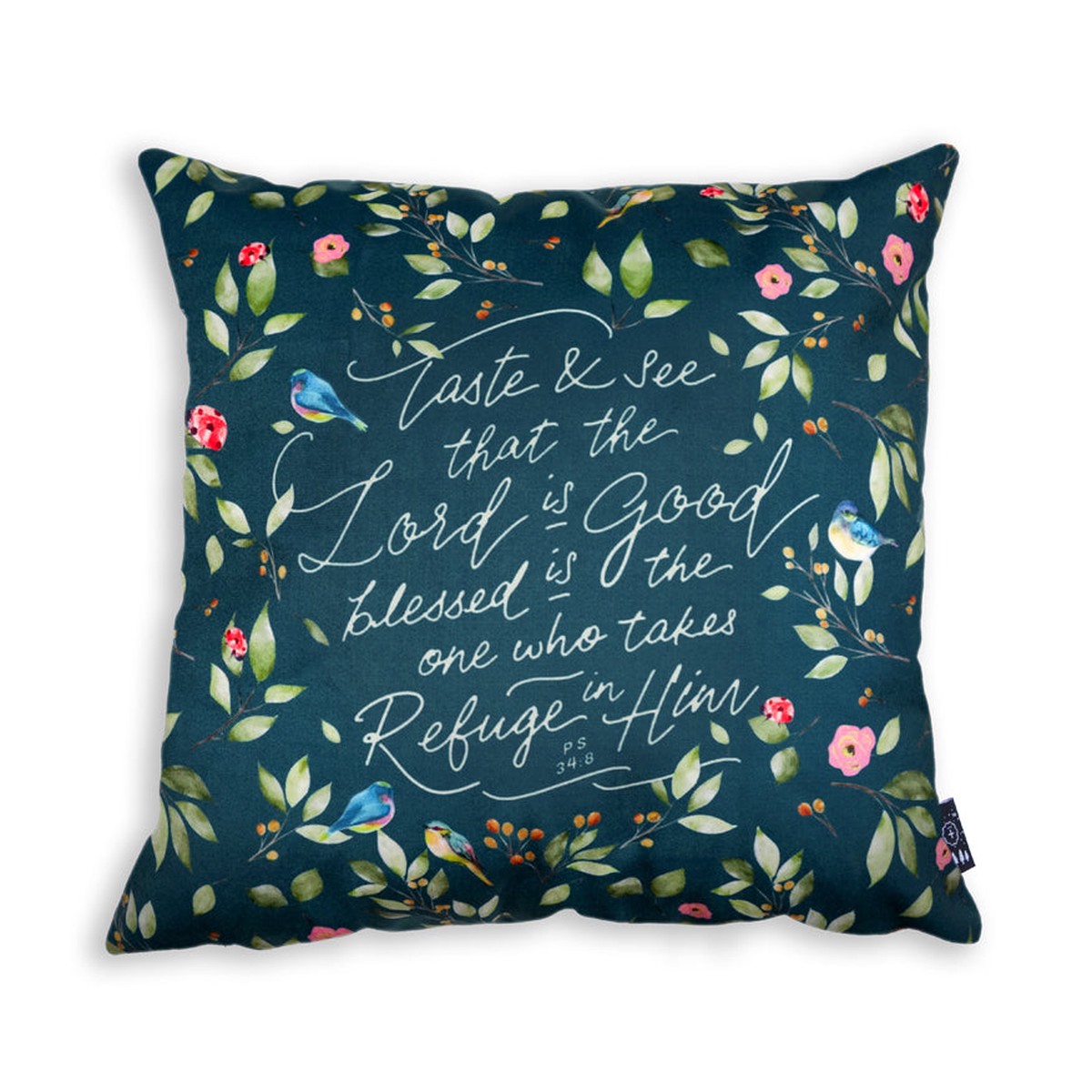 Blessed is the one who takes refuge in Him {Cushion Cover}