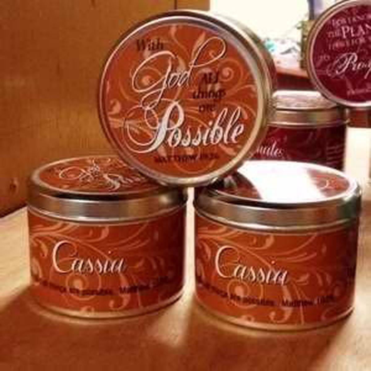 Candle Tin: Cassia (8oz)