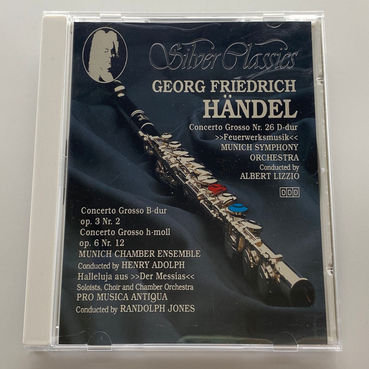 Georg Friedrich Handel: Concerto Grosso Nr. 26 D-dur ''Feuerwerksmusik'', Concerto Grosso B-dur op. 3 Nr. 2, Concerto Grosso h-moll op. 6 Nr. 12 - Munich Symphony Orchestra, Conduc