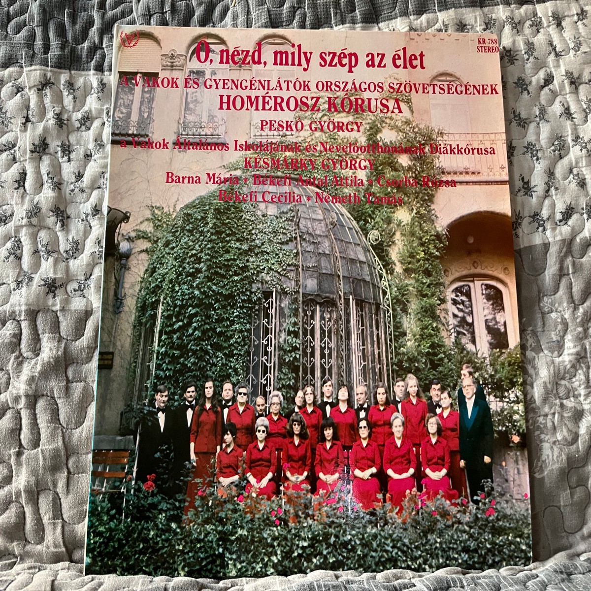 , Nzd, Mily Szp Az let - A Vakok s Gyengnltk Orszgos Szvetsgnek Homrosz Krusa / Ecclesia LP Stereo 1981